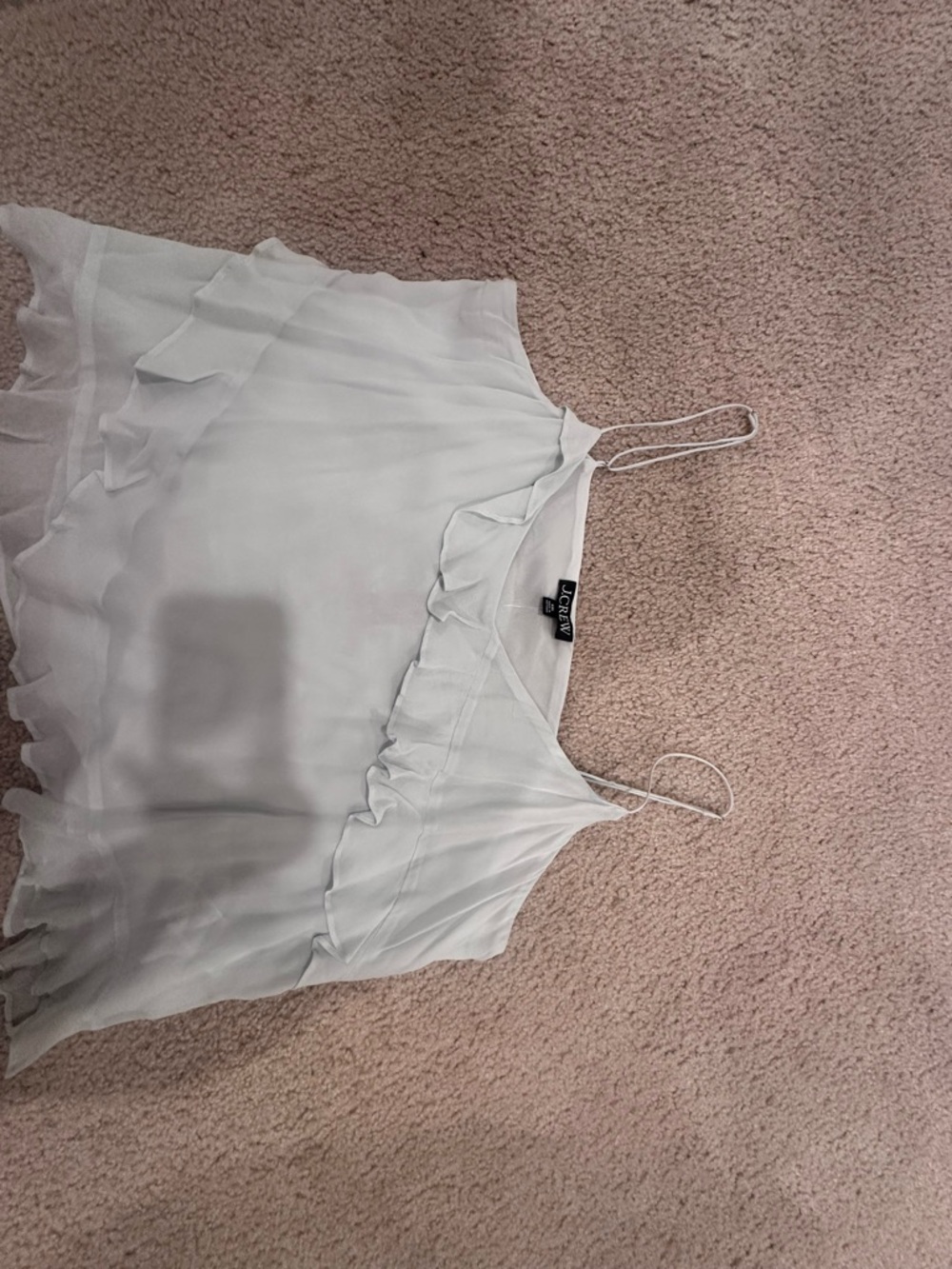 J.Crew Drapey Ruffle Cami - Picture 5 of 7